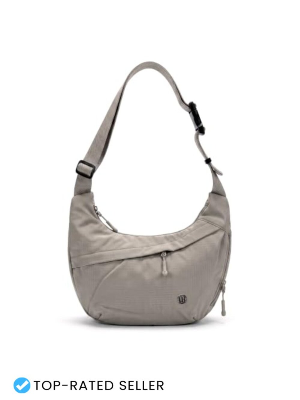 Nylon Crescent Crossbody Bag Lightweight Hobo Sling
